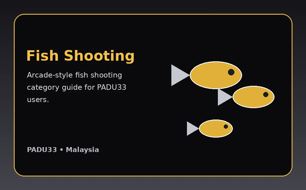 PADU33 Fish Shooting Malaysia | Guide & Access PADU33 Malaysia